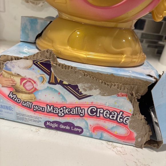 Magic Mixies Magic Genie Lamp Interactive 8" Pink Plush The Real Misting Lamp - Picture 10 of 11